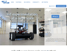 Tablet Screenshot of iot-lab.info